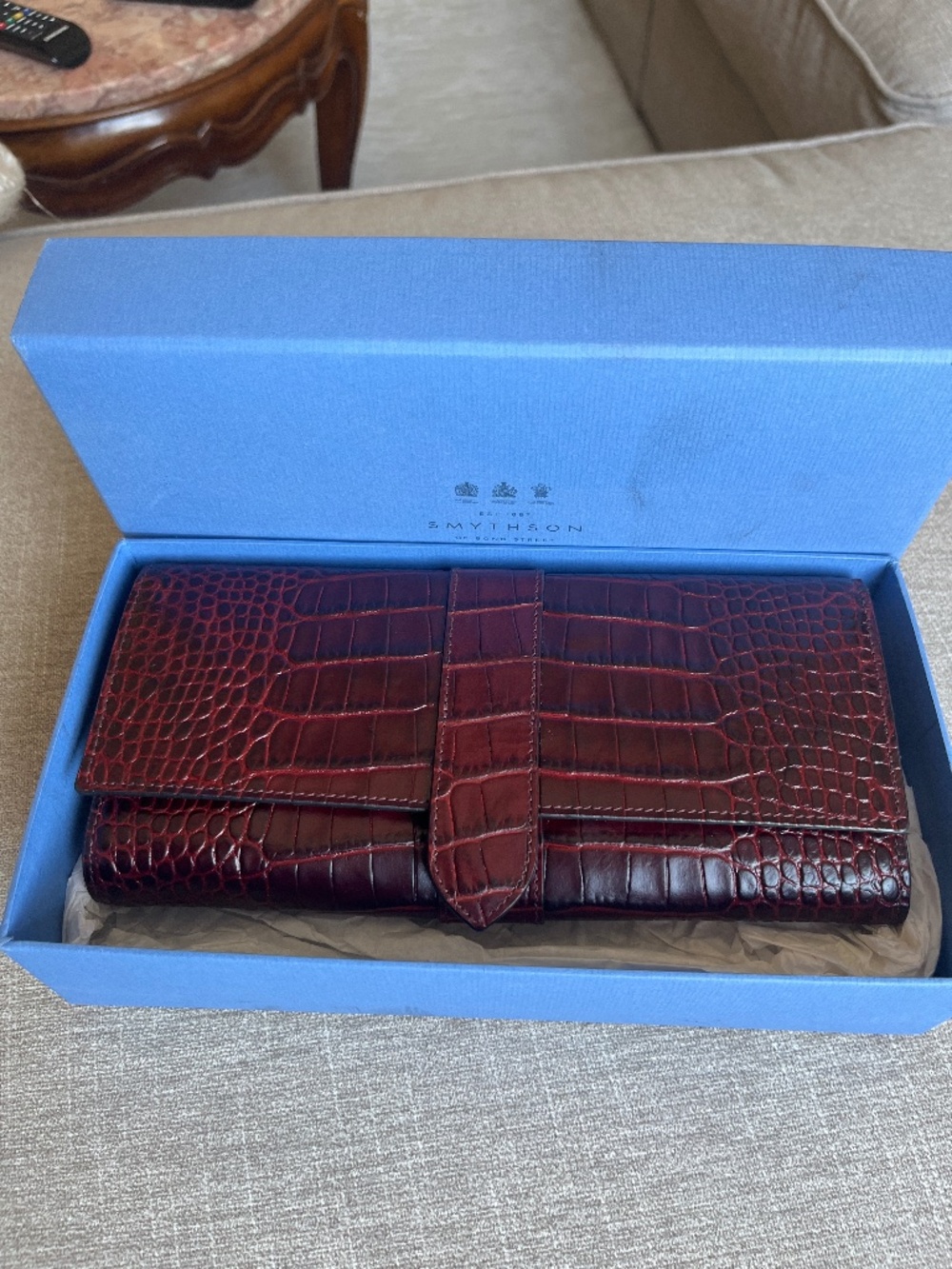 Smythson Jewelry Clutch NWT in box